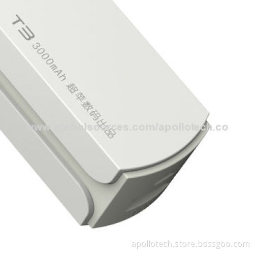Portable Chargers with 3,000mAh Capacity, Samsung/LG Battery, 3-4 Hours Charging Time, 99*24*205mm
